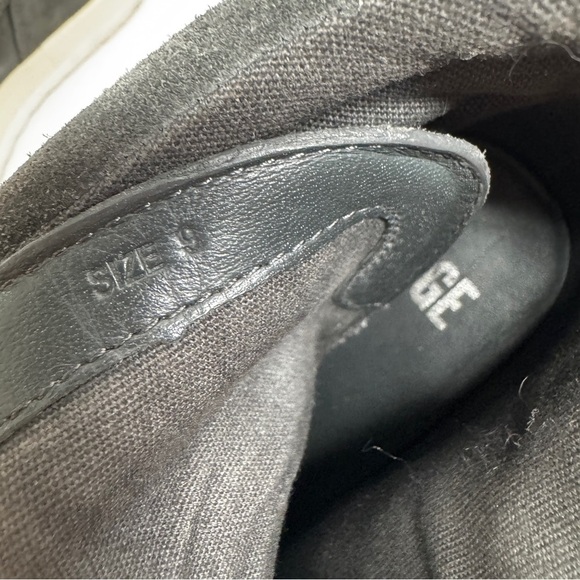 Paige Grey Suede Sneaker Wedge ..laces w/side zippers Size 9 - Picture 9 of 9